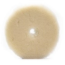 Lake Country Low-Lint 울 패드 1.3cm(1/2인치) 사전 세탁된 니트 램스울 1cm(3/8인치) 폼 인터페이스 포함 15.2cm(6인치), 5.25