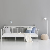 마켓비 ISABELLA 데이베드 침대 슈퍼싱글사이즈 SS 120x200, 에그화이트
