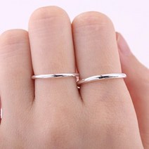 데일리 레이어드 은실반지 순은999