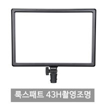 NANGUANG 룩스패드43H 고독스 P260C 1년AS 개인 방송 촬영조명, 룩스패드43H+룩스패드 고독스 삼각대