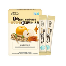 고철남 발효 흑도라지 배 쌍화 생강청 배도라지청 짜먹는스틱 실속형 10ml 100포, 1개