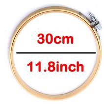 10-40cm 미니 나무 자수 크로스 스티치 후프 키트 링 프레임 대형 바느질 도구 스레드 치실 타래, 08 30CM