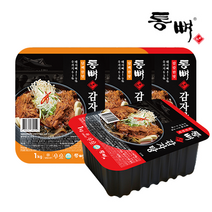 통뼈감자탕 [통뼈감자탕 보통맛] 부산 20년 전통의 맛 그대로 감자탕 4팩 (4KG), 담백한맛4팩, 4kg, 4개