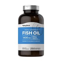 Piping Rock 파이핑 락FishOil1400mg250Softgels 소프트겔Triple오메가 3 오메가 쓰리Non-GMO글루텐 프리
