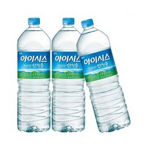 아이리스 물 안전박스포장 먹는샘물 배달 아이시스 생수 2리터 6개