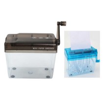 수동 문서 세단기 paper shredder hand operation 휴대용 1세트