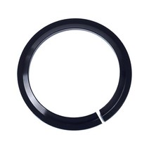 2xBike 헤드셋 베이스 스페이서 변환 링 포크 크라운 레이스 1.5인치 테이퍼드 포크 C 베이스, 검은 색, 알류미늄