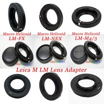 Leica M LM 렌즈 용 매크로 헬리콥터 어댑터 소니호환 E NEX 5T 후지 필름 FX X Pro2 마이크로 4/3 E-PL2, 02 Fujifilm X 마운트