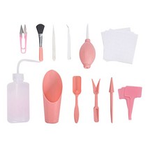 미니관리기 다육 식물 심기 도구 12 16 개 미니 원예 핸드 툴 세트 다육이 버킷 셔블 꽃 용품, 01 파란_01 12pcs