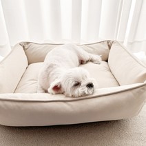 멍냥템 강아지 방석 애견 고양이 방석 쿠션 침대 중형견 이불 반려견 담요, 구름방석 L 베이지