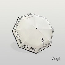 votgl 꽃무늬 3단 우산 겸 양산 경량 암막 우양산 자동우산