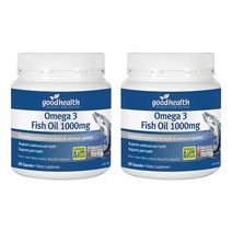 Good Health 굿헬스 오메가3 피쉬오일 1000mg 300캡슐 2팩 뉴질랜드, 2개