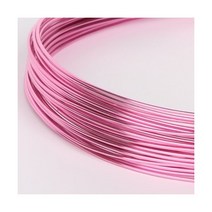 분광계 광도계 적외선 원형 알루미늄 와이어 1mm/1.5mm/2mm/2.5mm 3-10 미터 다목적 페인트 금속 DIY 쥬얼리 결과용, Fuchsia, 2mm 5Meters