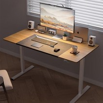 컴퓨터 노트북 데스크탑 책상 불티나게 팔다 높이조절책상 스탠딩 모션데스크 스마트 연구 학습 게임 사무실 120x60cm 140x70cm, 03=Black120x60cm