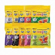 슬라임만들기모음전 아모스 아이클레이 낱색 50g, 하늘
