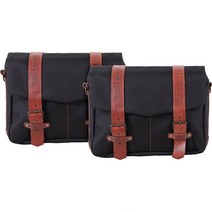 헵코버커 오토바이 사이드가방 사이드 새들백 레거시 C 보우 L / 6451976 00 01 LL (368845), One Size Brown / Black