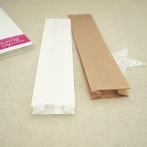 종이봉투 l자봉투 포장봉투 츄러스봉투 400매, 브라운