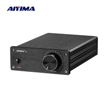 AIYIMA A07 TPA3255 파워 앰프 300Wx2 클래스 D 스테레오 2.0 디지털 오디오 앰프 HiFi 사운드 앰프 홈 스피커 앰프 32V 전원 어댑터 포함, A07 With EU, One Size