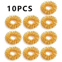 손가락부목 손가락아대 보호대 교정 깁스 10 개대 스테인레스 스틸 손가락 마사지 링 침술 링 치료 휴식 손 혈액 순환 통증 완화 건강 관리, 사진으로