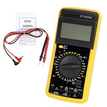 전문 디지털 LCD 멀티미터 DT9205A 전기 휴대용 전류계 전압계 저항 정전용량 테스터 AC DC, 01 DT9205A
