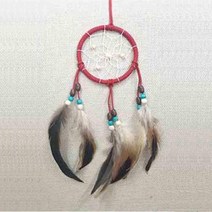 DIY인테리어 아기방 비즈 레드 드림캐쳐 분위기전환 방꾸미기 원룸 카페 신혼집 소품 자취생 취미생활