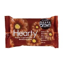 파디코 점토, 경량점토 하티 컬러 클레이 다크 브라운 50g, 1개