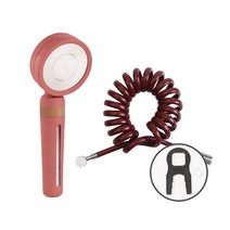 SF-S580W 블라썸 와이드 필터샤워기 버건디+스프링 샤워호스 3M 버건디 세트 (미니스패너 증정), 없음