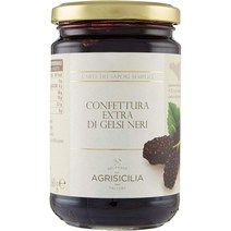 이탈리아 아그리시칠리아 AGRISICILIA 엑스트라 블랙 멀베리 뽕나무열매 오디잼 360g, 6팩