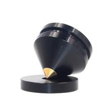 차량용 바닥 우퍼 1pc 스피커 스파이크 서브우퍼 증폭기 절연 피트 스탠드 콘 패드 콘, 검은색