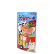 이나바 챠오 츄르 파우치, 참치+헤어볼, 6개