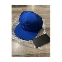 아크테릭스 모자 새로운 새 로고 트러커 캡 블루