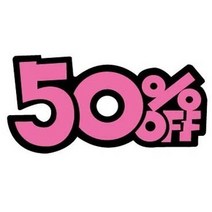 다모아몰/ (PC9040) POP카드(50%OFF) 종이5매), 상세내용표시