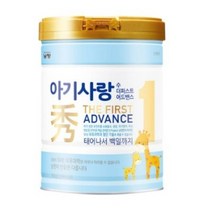 아기사랑수 더퍼스트 어드밴스 분유 1단계, 750g, 22캔