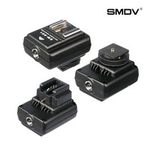 SMDV 미니 싱크로슈 퀵슈 핫슈 어댑터 SM-601 유선 동조기 (상단 접점), 캐논/니콘/펜탁스