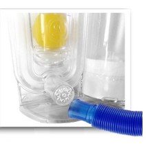 폐활량늘리기 흉곽호흡기 폐활량운동기구 5000ml 기구 용량 호흡 트레이너 인센티브 폐활량계 폐 운동기 재, 한개옵션0