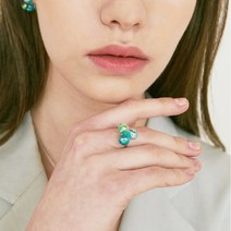 러빈볼 돌아가는 컬러플 스노우볼 바람개비 반지 ( Colorful Snowball Pinwheel Ring), 바람개비1