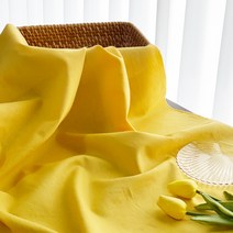 저렴한 대폭 워싱 린넨천 린넨원단 39종, 3.린넨 11수 옐로우