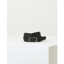 22FW [Online Limited] 블랙 버클 퍼피장식 소가죽 자동벨트 HJBE2F923BK