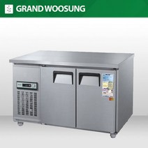 우성 테이블 냉장고 1200 올냉장 2도어 업소용 CWS-120RT, 내부스텐, 아날로그, 좌측