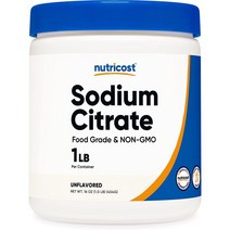 Nutricost 뉴트리코스트 구연산 나트륨 시트르산 파우더 분말 454g