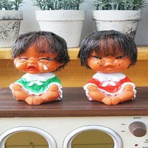 추억의 못난이인형 3P세트 소, 쿠팡 곱슬머리