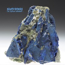 천연원석 Azurite 남동석 35g 수집용+전시대무료+보증서