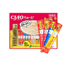 이나바 챠오 츄르 14gX40p_종류선택, SC-186 (참치 & 닭가슴살 버라이어티), 40개입