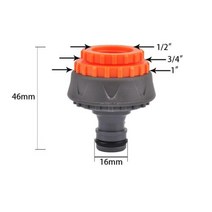 자동 관수장치 물주기 미니스프링쿨러 12 34 1 인치 정원 호스 퀵 커넥터 파이프 커플러 정지 물 연결 322016mm 수리 조인트 관개 시스템 어댑터, D