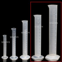 국산 플라스틱 메스실린더 500ml 1000ml 과학실험, 1. 플라스틱 메스실린더 500ml