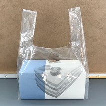 [소행섬] 무지 PE 비닐 쇼핑백 U형 (테이크아웃 매장비닐쇼핑백 상자쇼핑백 답례품 선물포장), 2000ea, U35