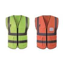 형광안전조끼 작업용조끼 형광조끼 FREE 1+ 1 총 2개, 형광 1 + 1