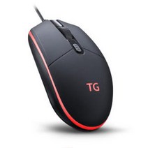 TG삼보 TG-M1100L 저소음 게이밍 마우스 라이트 색상 사무 게임 온라인 가정 회사 USB 연결 논슬립 미끄럼방지 장시간 스위치 클릭 해상도 선명 반응속도 작동, TG삼보 TG-M1100L 마우스
