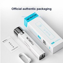 led 초강력 사냥용 써치라이트 후레쉬 USB 초고속 손전등 야외 휴대용 미니 LED 토치 보조베터리 강한 빛 방수 캠핑 휴대 전화 서치, 하얀색, 01 White