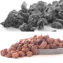 천연화산사 송이석 화단자갈 화산석 자갈 파쇄석 화산석레드1kg, 1개